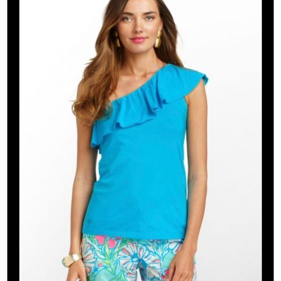 Lilly Pulitzer Morely Off the Shoulder Top. Women’s size XL. - Picture 1 of 8